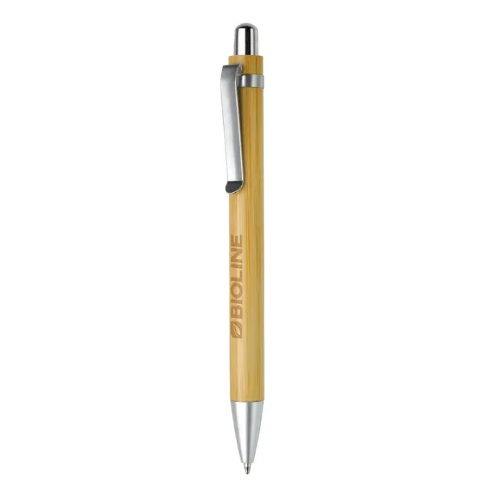 Ball pen bamboo - LT87292 (gadzety reklamowe)